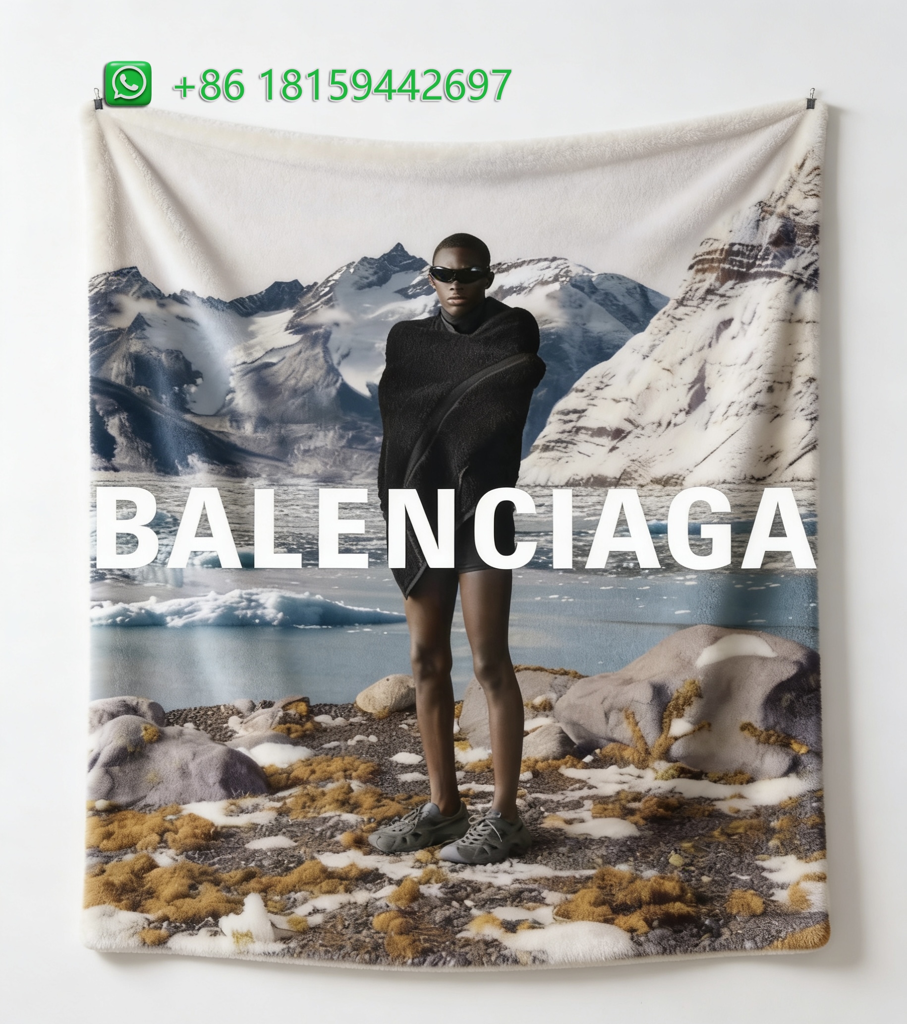 Balenciaga Throw Blankets